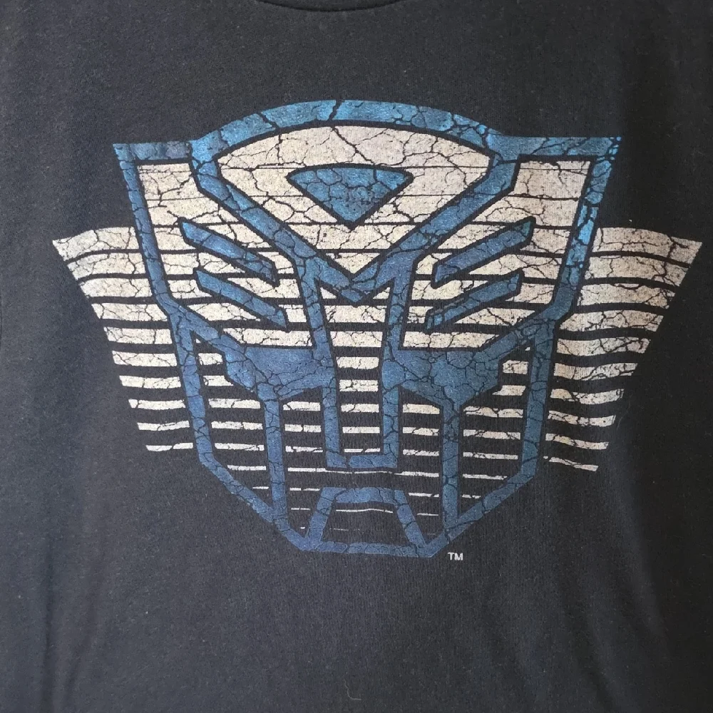 Old Navy Navy Blue Transformer Graphic Kids Tee. Boys Size Small